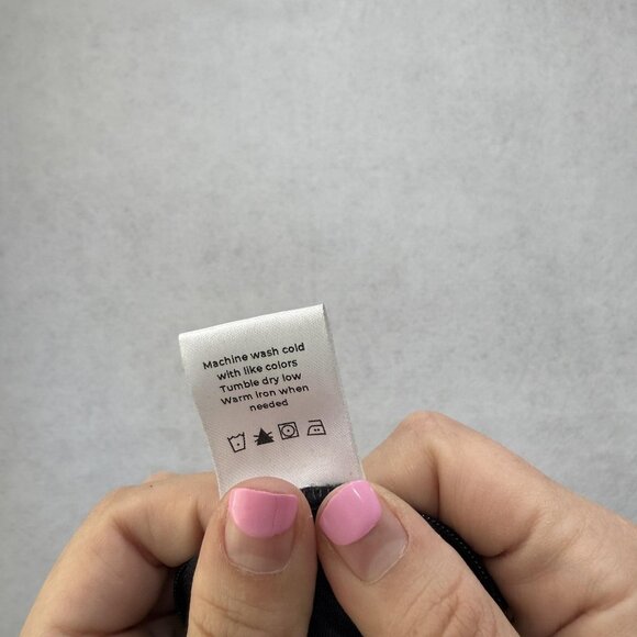 VETTA Pants Womens 6 Black Wide Leg Cropped Culotte Tencel Made in USA Side Zip - Picture 8 of 10